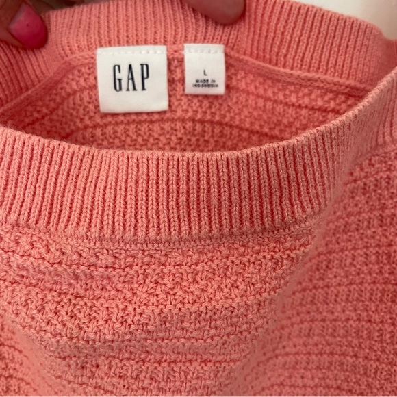Gap Square Neck Sweater Tank Tea Rose size Large - Picture 3 of 5